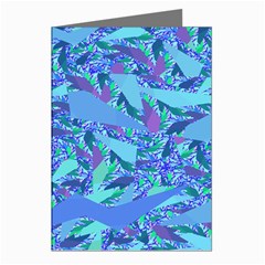 Blue Confetti Storm Greeting Card (8 Pack) by KirstenStar