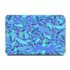 Blue Confetti Storm Small Door Mat