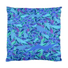 Blue Confetti Storm Cushion Case (two Sided)  by KirstenStar