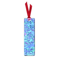 Blue Confetti Storm Small Bookmark