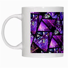  Blue Purple Glass White Coffee Mug by KirstenStar