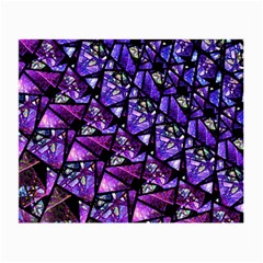  Blue Purple Glass Glasses Cloth (small, Two Sided)