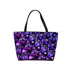  Blue Purple Glass Large Shoulder Bag by KirstenStar