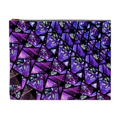  Blue Purple Glass Cosmetic Bag (xl) by KirstenStar