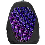  Blue purple Glass Backpack Bag Front