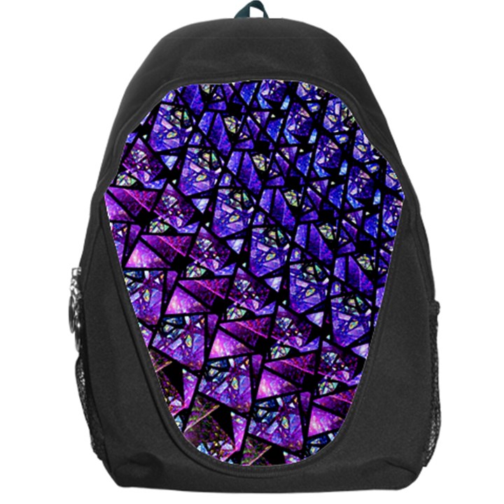  Blue purple Glass Backpack Bag