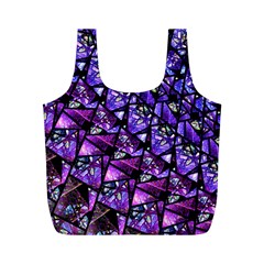  Blue Purple Glass Reusable Bag (m) by KirstenStar