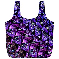  Blue Purple Glass Reusable Bag (xl) by KirstenStar