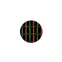 Orange Green Wires 1  Mini Magnet