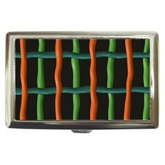 Orange Green Wires Cigarette Money Case