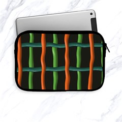 Orange Green Wires Apple Ipad Mini Zipper Case