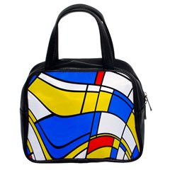 Colorful Distorted Shapes Classic Handbag (two Sides)