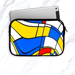 Colorful Distorted Shapes Apple Ipad Mini Zipper Case