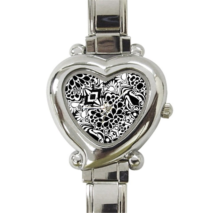 70 s Wallpaper Heart Italian Charm Watch 