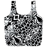 70 s Wallpaper Reusable Bag (XL) Back