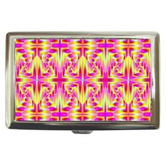 Pink And Yellow Rave Pattern Cigarette Money Case