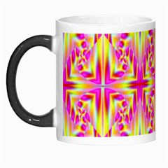 Pink And Yellow Rave Pattern Morph Mug