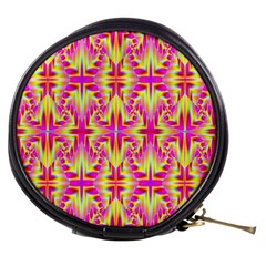 Pink And Yellow Rave Pattern Mini Makeup Case