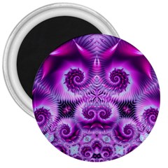 Purple Ecstasy Fractal 3  Magnet