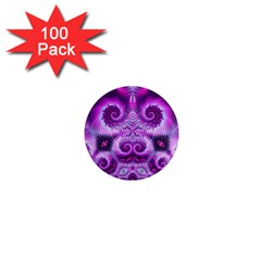 Purple Ecstasy Fractal 1  Mini Magnet (100 Pack) 