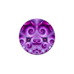 Purple Ecstasy Fractal Golf Ball Marker (4 Pack)