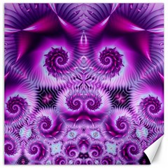 Purple Ecstasy Fractal Canvas 12  X 12 