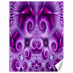 Purple Ecstasy Fractal Canvas 12  X 16  by KirstenStar