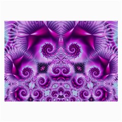 Purple Ecstasy Fractal Large Glasses Cloth