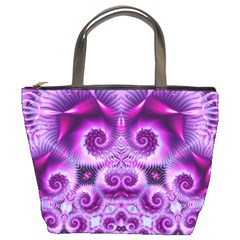 Purple Ecstasy Fractal Bucket Bag