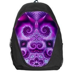 Purple Ecstasy Fractal Backpack Bag by KirstenStar