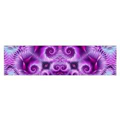 Purple Ecstasy Fractal Satin Scarf (oblong)