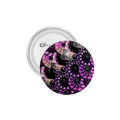 Hippy Fractal Spiral Stacks 1 75  Button by KirstenStar