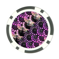 Hippy Fractal Spiral Stacks Poker Chip