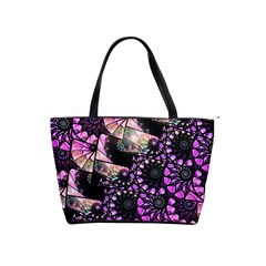 Hippy Fractal Spiral Stacks Large Shoulder Bag