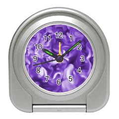 Lavender Smoke Swirls Desk Alarm Clock by KirstenStar