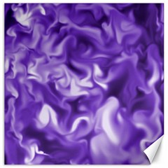 Lavender Smoke Swirls Canvas 16  X 16  (unframed)