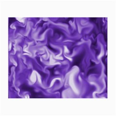 Lavender Smoke Swirls Glasses Cloth (small, Two Sided)