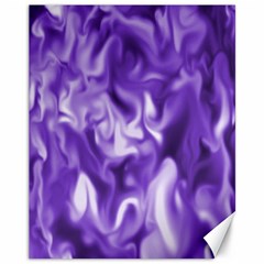 Lavender Smoke Swirls Canvas 11  X 14  (unframed) by KirstenStar