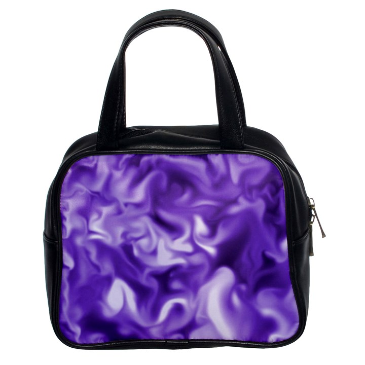 Lavender Smoke Swirls Classic Handbag (Two Sides)