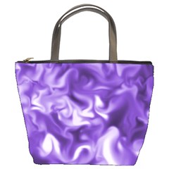 Lavender Smoke Swirls Bucket Handbag by KirstenStar