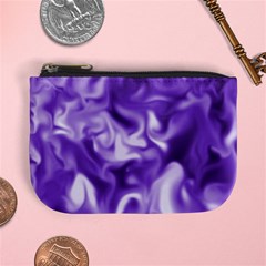 Lavender Smoke Swirls Coin Change Purse