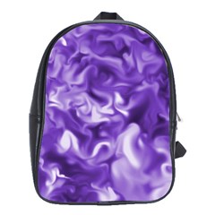 Lavender Smoke Swirls School Bag (xl) by KirstenStar