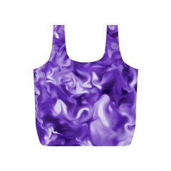 Lavender Smoke Swirls Full Print Recycle Bag (s)