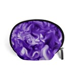 Lavender Smoke Swirls Accessory Pouch (Small) Front