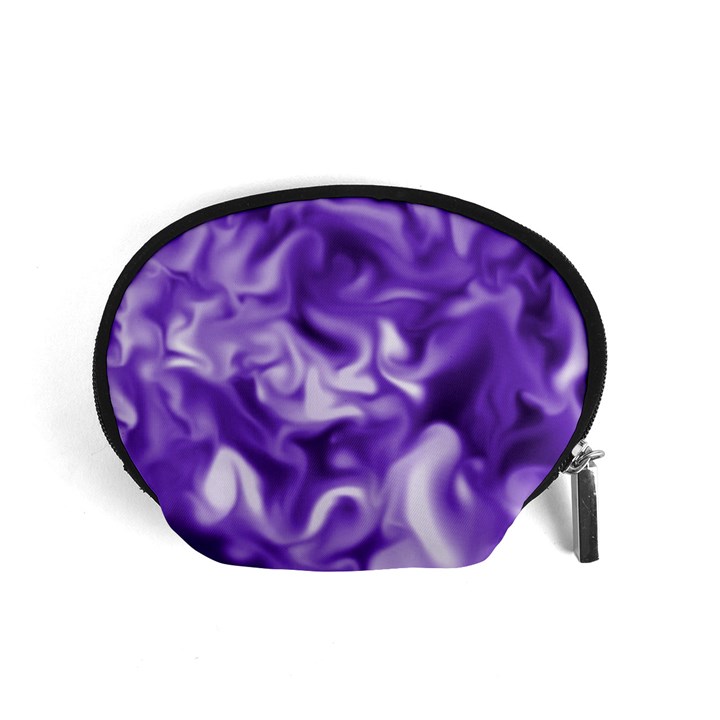 Lavender Smoke Swirls Accessory Pouch (Small)