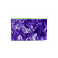 Lavender Smoke Swirls Cosmetic Bag (xs)