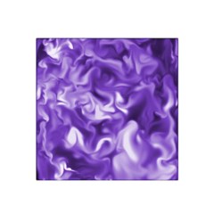 Lavender Smoke Swirls Satin Bandana Scarf