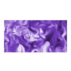 Lavender Smoke Swirls Satin Wrap