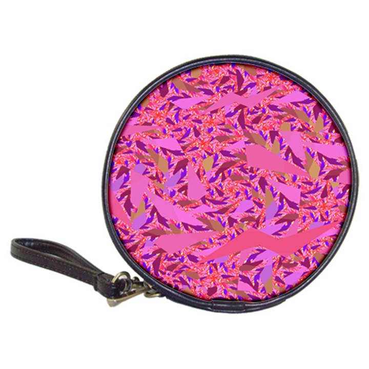 Bright Pink Confetti Storm CD Wallet