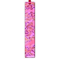 Bright Pink Confetti Storm Large Bookmark by KirstenStar